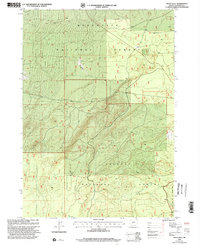 Download a high-resolution, GPS-compatible USGS topo map for Grass Well, OR (2002 edition)