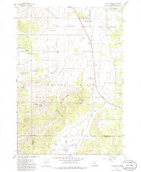 Download a high-resolution, GPS-compatible USGS topo map for Gray Butte, OR (1988 edition)