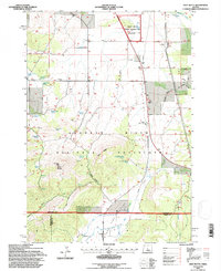 Download a high-resolution, GPS-compatible USGS topo map for Gray Butte, OR (1997 edition)