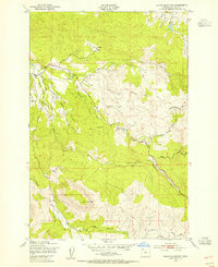 Download a high-resolution, GPS-compatible USGS topo map for Green Mountain, OR (1955 edition)
