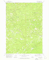 Download a high-resolution, GPS-compatible USGS topo map for Greenhorn, OR (1976 edition)