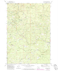 Download a high-resolution, GPS-compatible USGS topo map for Greenhorn, OR (1985 edition)