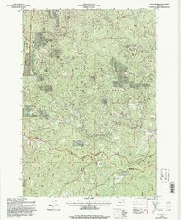 Download a high-resolution, GPS-compatible USGS topo map for Greenhorn, OR (1998 edition)