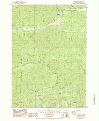 Download a high-resolution, GPS-compatible USGS topo map for Greenleaf, OR (1984 edition)