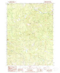 Download a high-resolution, GPS-compatible USGS topo map for Grizzly Peak, OR (1988 edition)