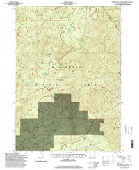 Download a high-resolution, GPS-compatible USGS topo map for Groundhog Mountain, OR (1998 edition)