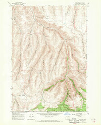 Download a high-resolution, GPS-compatible USGS topo map for Gurdane, OR (1970 edition)