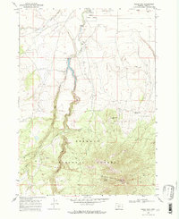 Download a high-resolution, GPS-compatible USGS topo map for Hager Mtn, OR (1972 edition)