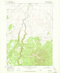 Download a high-resolution, GPS-compatible USGS topo map for Hager Mtn, OR (1971 edition)
