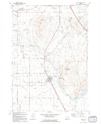 Download a high-resolution, GPS-compatible USGS topo map for Haines, OR (1994 edition)