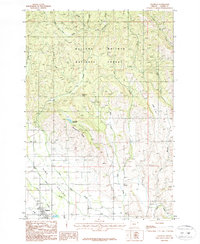 Download a high-resolution, GPS-compatible USGS topo map for Halfway, OR (1987 edition)