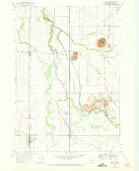 Download a high-resolution, GPS-compatible USGS topo map for Halsey, OR (1971 edition)