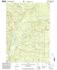 Download a high-resolution, GPS-compatible USGS topo map for Hamaker Butte, OR (2000 edition)