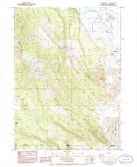 Download a high-resolution, GPS-compatible USGS topo map for Hamaker Mtn, OR (1986 edition)