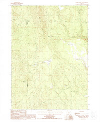 Download a high-resolution, GPS-compatible USGS topo map for Hamelton Butte, OR (1988 edition)