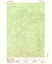 preview thumbnail of historical topo map of Clatsop County, OR in 1984