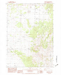 Download a high-resolution, GPS-compatible USGS topo map for Hampton Butte, OR (1983 edition)