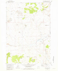 Download a high-resolution, GPS-compatible USGS topo map for Hardin Ranch, OR (1981 edition)