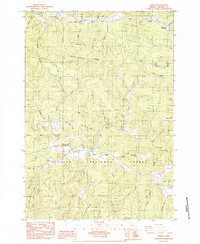 Download a high-resolution, GPS-compatible USGS topo map for Harlan, OR (1984 edition)