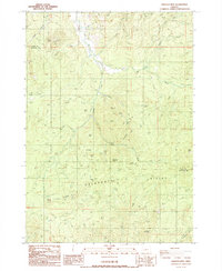 Download a high-resolution, GPS-compatible USGS topo map for Harness Mtn, OR (1987 edition)
