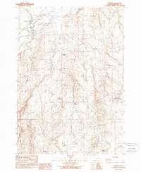 Download a high-resolution, GPS-compatible USGS topo map for Harper, OR (1990 edition)