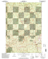 Download a high-resolution, GPS-compatible USGS topo map for Harter Mountain, OR (1998 edition)
