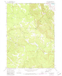 Download a high-resolution, GPS-compatible USGS topo map for Harvey Creek, OR (1980 edition)