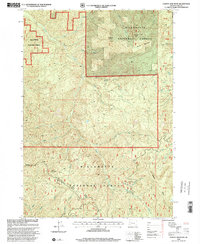 Download a high-resolution, GPS-compatible USGS topo map for Harvey Mountain, OR (2001 edition)