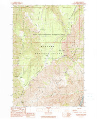 Download a high-resolution, GPS-compatible USGS topo map for Hat Point, OR (1990 edition)