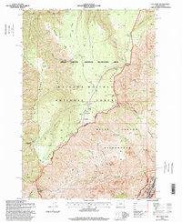 Download a high-resolution, GPS-compatible USGS topo map for Hat Point, OR (1999 edition)
