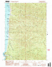 Download a high-resolution, GPS-compatible USGS topo map for Heceta Head, OR (1984 edition)