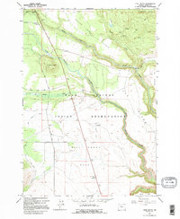 Download a high-resolution, GPS-compatible USGS topo map for Hehe Butte, OR (1995 edition)