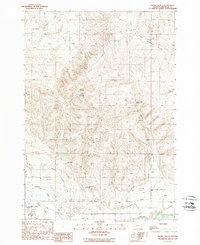 Download a high-resolution, GPS-compatible USGS topo map for Henry Gulch, OR (1988 edition)