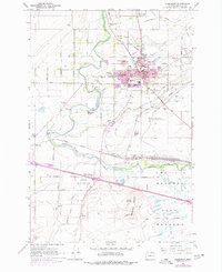 Download a high-resolution, GPS-compatible USGS topo map for Hermiston, OR (1978 edition)
