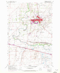 Download a high-resolution, GPS-compatible USGS topo map for Hermiston, OR (1972 edition)
