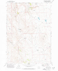 Download a high-resolution, GPS-compatible USGS topo map for Hickey Basin, OR (1977 edition)