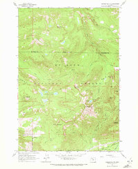 Download a high-resolution, GPS-compatible USGS topo map for Hickman Butte, OR (1972 edition)