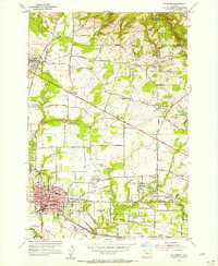 preview thumbnail of historical topo map of Hillsboro, OR in 1954