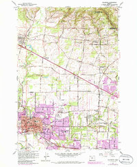 Download a high-resolution, GPS-compatible USGS topo map for Hillsboro, OR (1986 edition)