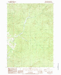 Download a high-resolution, GPS-compatible USGS topo map for Hinkle Creek, OR (1987 edition)