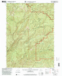 Download a high-resolution, GPS-compatible USGS topo map for Hobson Horn, OR (2001 edition)