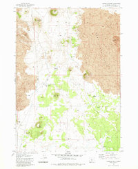 Download a high-resolution, GPS-compatible USGS topo map for Hogback Butte, OR (1981 edition)