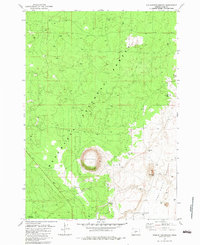 Download a high-resolution, GPS-compatible USGS topo map for Hole-In-The-Ground, OR (1983 edition)