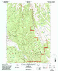 Download a high-resolution, GPS-compatible USGS topo map for Holmes Canyon, OR (1997 edition)
