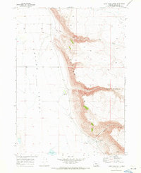 Download a high-resolution, GPS-compatible USGS topo map for Home Creek Butte, OR (1972 edition)