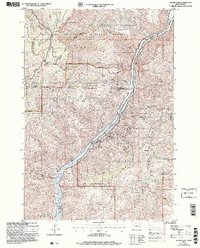 preview thumbnail of historical topo map of Baker County, OR in 2004