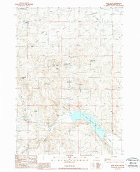 Download a high-resolution, GPS-compatible USGS topo map for Hope Butte, OR (1988 edition)