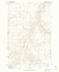 Download a high-resolution, GPS-compatible USGS topo map for Horn Butte, OR (1965 edition)