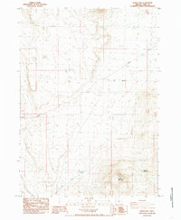 Download a high-resolution, GPS-compatible USGS topo map for Horse Mtn, OR (1985 edition)