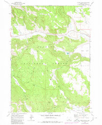 Download a high-resolution, GPS-compatible USGS topo map for Horse Prairie, OR (1980 edition)